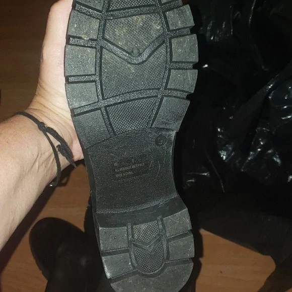 NWOT black over knee boots womens size 9 , fashion - Picture 8 of 8